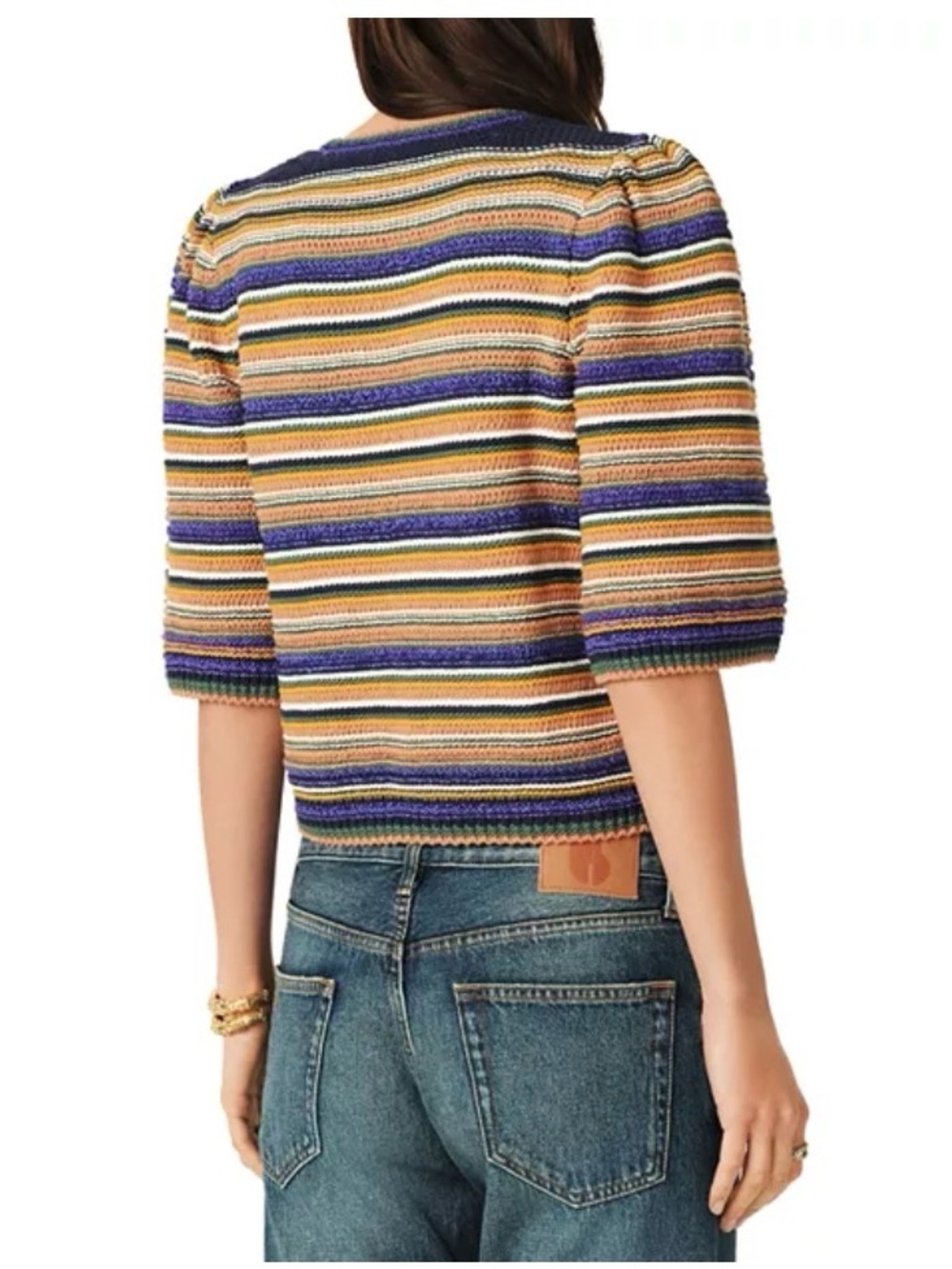 NWT Ba&sh Farfaela Multi-colour sweater - Picture 3 of 11